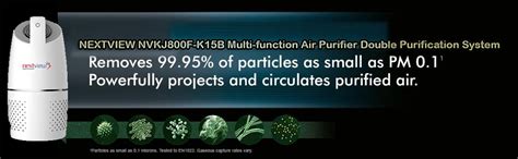 NEXTVIEW NVKJ008F-K05A CADR of 8 m3/h High Efficiency Car Air Purifier ...