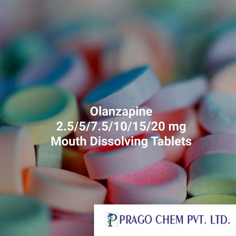 Buy Olanzapine 2.5 Mg Mouth Dissolving Tablets Online In Bulk – Pharmint