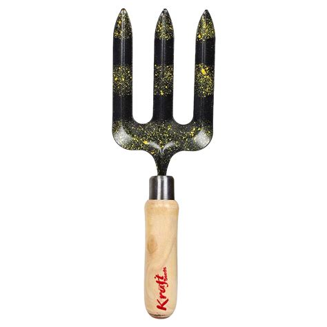 Kraft Seeds Indian Best Gardening Tools Perennial Hand Garden Fork (3 ...