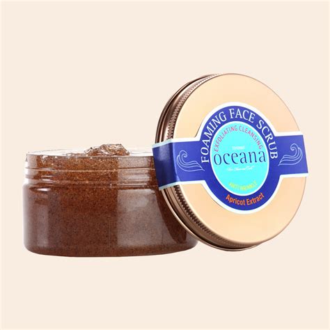 Foaming Scrub - Exfoliating Cleansing Face and Body Scrub with Apricot ...