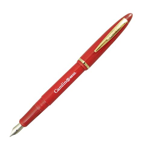Camlin 3R Model No: 17091 Red Color Body With Gold Clip Fine Nib ...