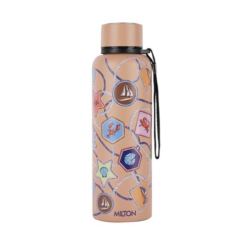 Buy Textured Marble Stones 3D UV Printed Aura Thermosteel Bottle 500ML ...