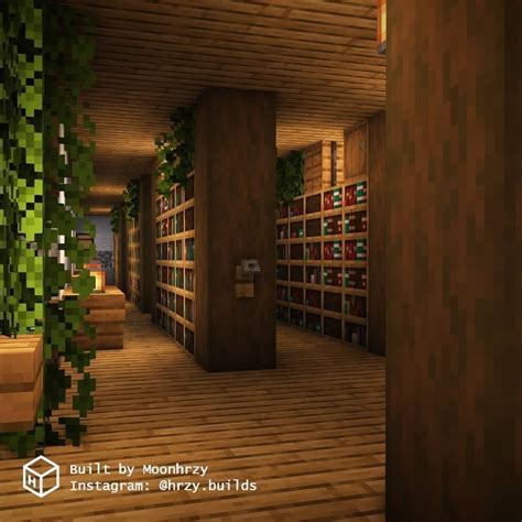 Image result for Minecraft Library House Design