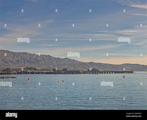 Santa Barbara, CA, USA - January 28, 2024: Entire length of Stearns ...