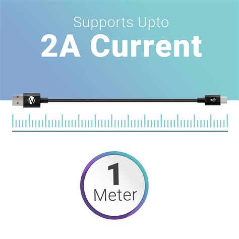Zeb UCC100 USB to Type-C Cable 2A 1M | Zebronics