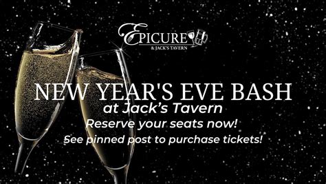 New Years Eve at Jacks Tavern!, Epicure and Jacks Tavern, Millbrook, 31 ...