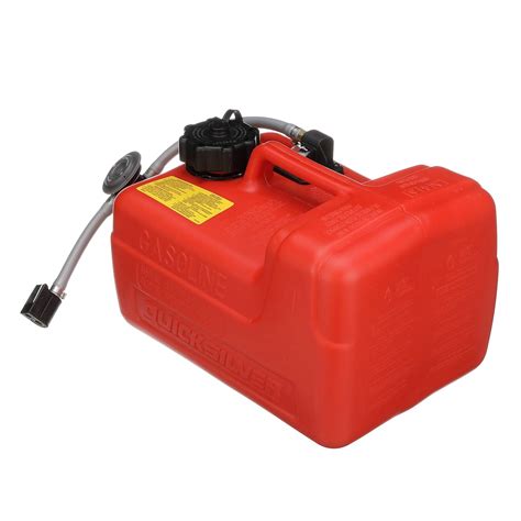 Quicksilver 8M0047598 Portable Marine Boat Fuel Tank with Fuel Demand ...