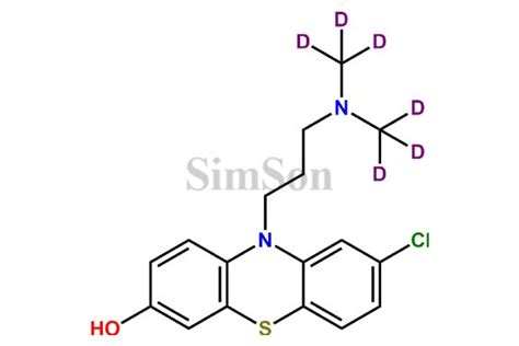 7-Hydroxy Chlorpromazine D6 | CAS No- 2469242-67-7 | Simson Pharma Limited