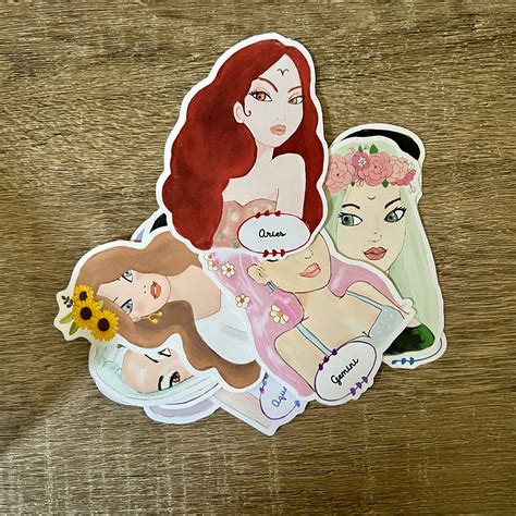 Zodiac Girls Series - wiseminervastudio