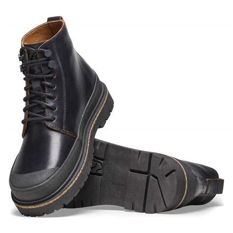 Prescott Lace Women Oiled Leather in Color Black | BIRKENSTOCK US