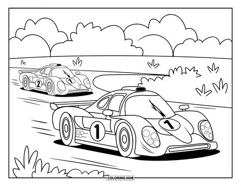 170+ Race Car Coloring Pages for Kids & Adults (Free Printable PDFs)