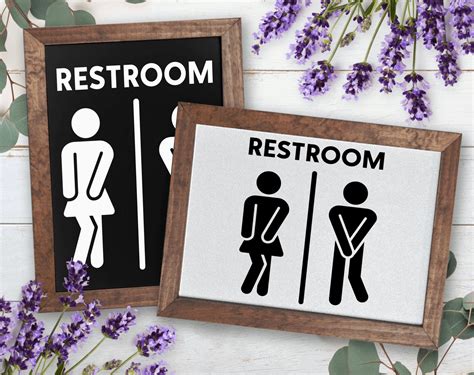 Restroom Sign Funny Restroom Sign Business Signs Funny - Etsy