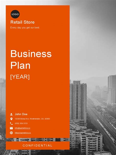 Retail Business Plan Template 的图像结果
