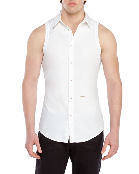 Men's Sleeveless Dress Shirts at Oliver Silas blog