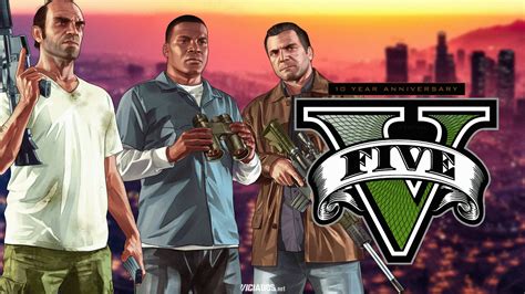 GTA 5 | Rockstar Games anuncia evento especial de 10 anos de Grand Theft Auto V • Portal Viciados