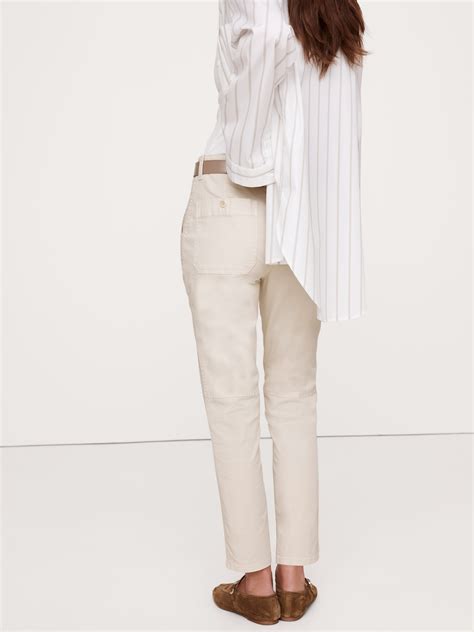 Mid-Rise Slim Cargo Pant | Banana Republic