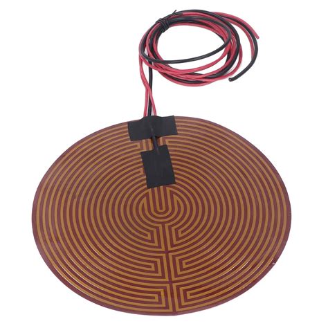 PI Polyimide Film Heater, Fast 100K Thermistor Round PI Heating Film ...