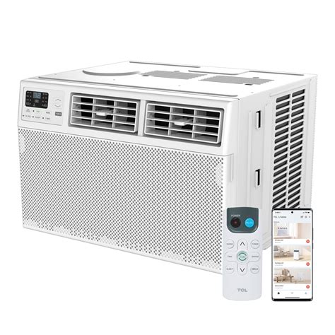 TCL 14,000 BTU Smart Window Air Conditioner, Fan & Dehumidifier, 700 Sq ...
