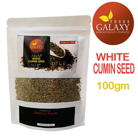Galaxyfoods White Cumin(Seeds)/Safaid Zeera- Gross wt 100g Premium Quality Craft Bag | Daraz.pk