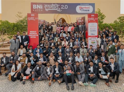 In Bhuj, BNI organized a round-table meeting among entrepreneurs of the ...