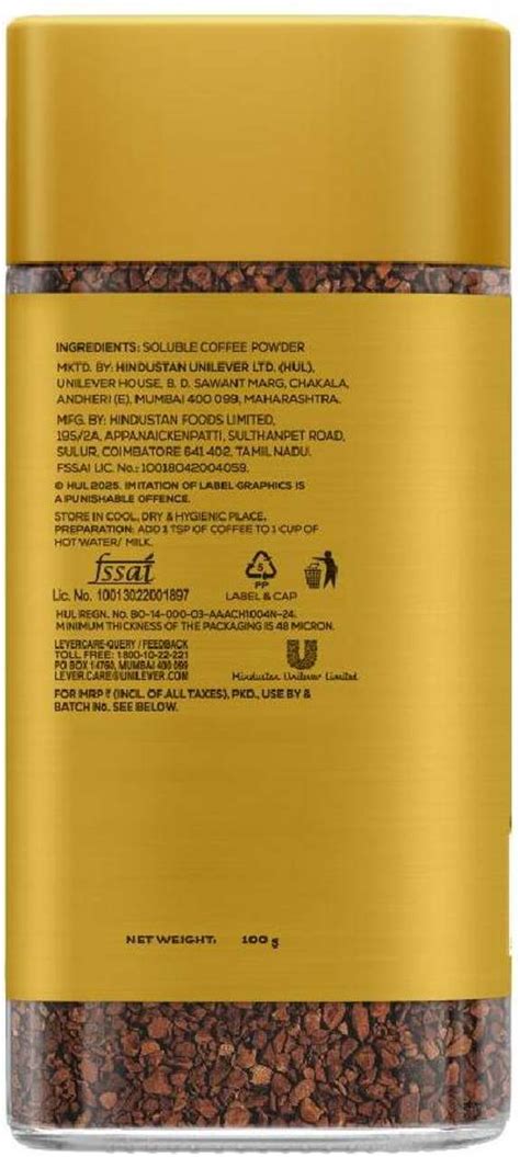 BRU Gold 100% Pure Coffee Instant Coffee Price in India - Buy BRU Gold ...