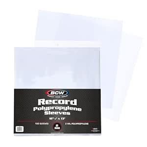 BCW 1-RSLV 33 RPM Record Sleeves (100 Count) : Amazon.in: Car & Motorbike
