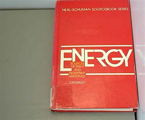 Buy Energy, Sources of Print and Nonprint Materials Book Online at Low ...