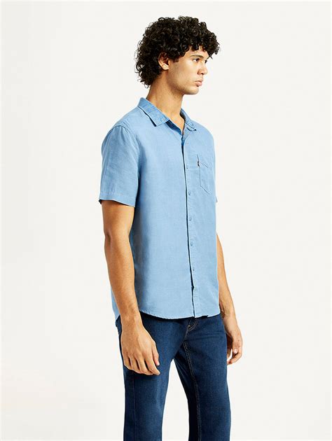 Men's Solid Slim Fit Linen Shirt – Levis India Store