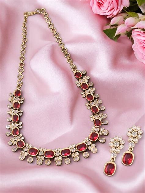 Ruby Ariane Victorian Jewellery Set - New Arrival – Bling Bag