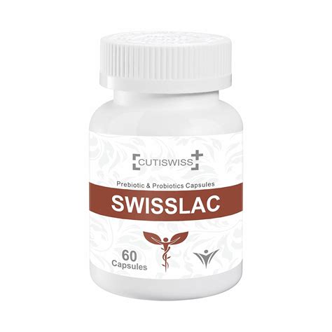 CUTISWISS SWISSLAC Prebiotic and probiotic capsules : Amazon.in: Health ...