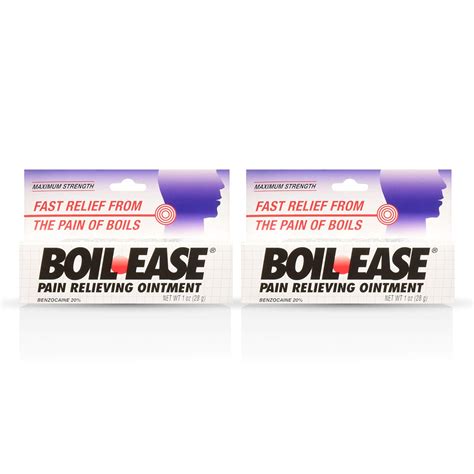Buy Boil EasePain Relieving Ointment, 1 Ounce (2 Pack) Online at ...