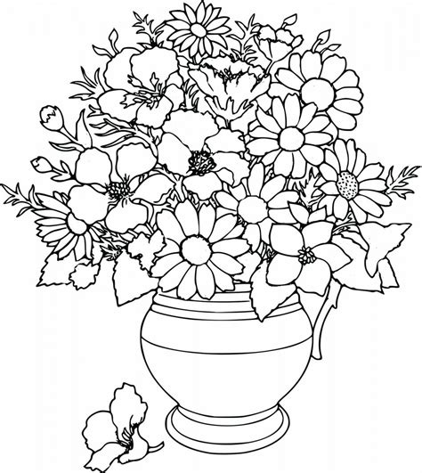 Free Flower Coloring Printables