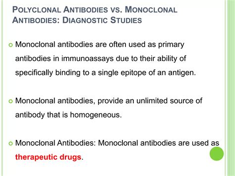 Monoclonal And Polyclonal Antibodies