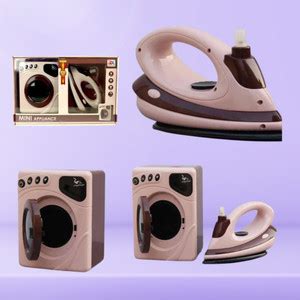 Glenston Kids Washing Machine Set and iron set for learning skill toy ...