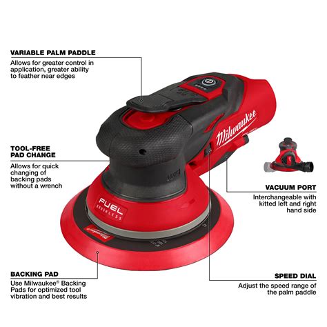 M12 FUEL™ 6" Random Orbital Sander (3/16") | Milwaukee Tool