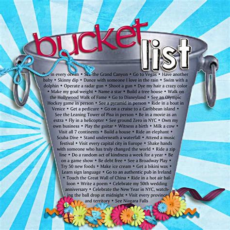 Free Bucket List Printable | Customize Online & Print at Home