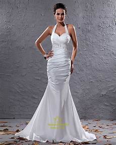 Halter White Wedding Gown by White Halter Neck Floor Length Lace Embellished Halter White Wedding Gown