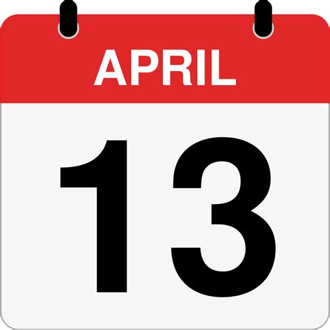 How Many Days Until April 13th? - Inch Calculator