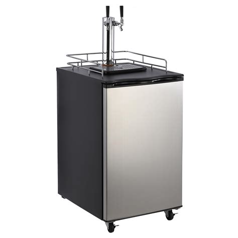 GARVEE Beer Kegerator - Dual Tap Draft Beer Dispenser