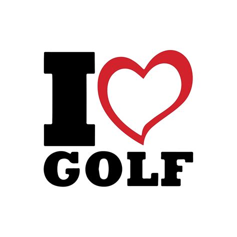SIGN EVER I Love Golf Stickers for Laptop Trackpad 15.6 14 13 Inches ...