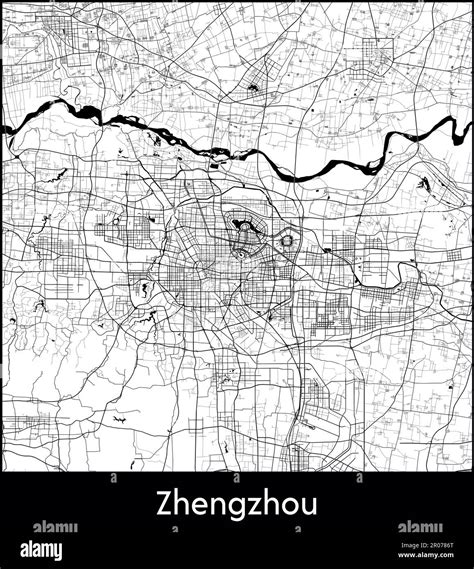 Zhengzhou China Map