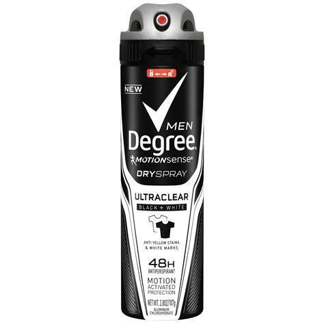 Degree Men Ultraclear Black + White 72-Hour Antiperspirant & Deodorant ...