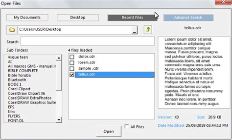 CorelDRAW 12 File Open 的图像结果