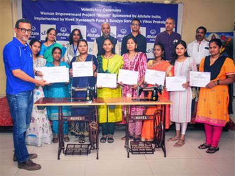 Allstate India empowers women with valuable job skills and equipment in ...