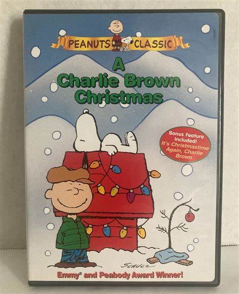 A Charlie Brown Christmas (DVD, 2000, Sensormatic Bonus Peanuts Feature ...