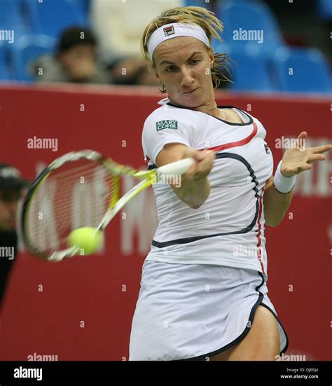 Oct 10, 2007 - Moscow, Russia - Russian tennis player SVETLANA ...