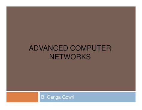 1.2 Internet layers and network protocols - ADVANCED COMPUTER NETWORKS ...