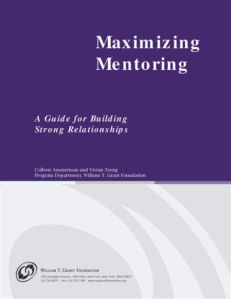 Mentoring Grants - William T. Grant Foundation