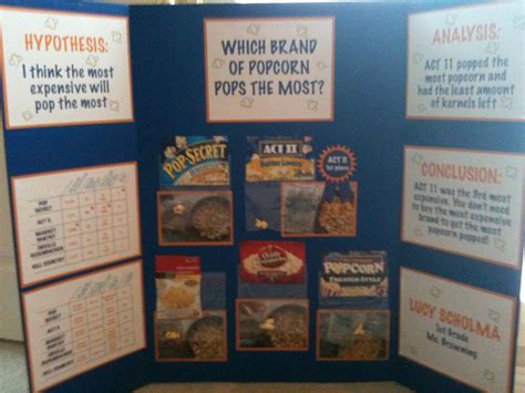 Popcorn Science Fair Experiment