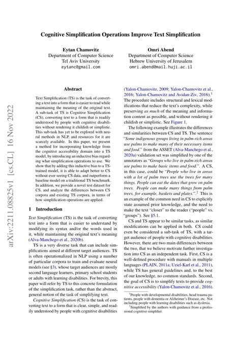 Text Simplification 的图像结果